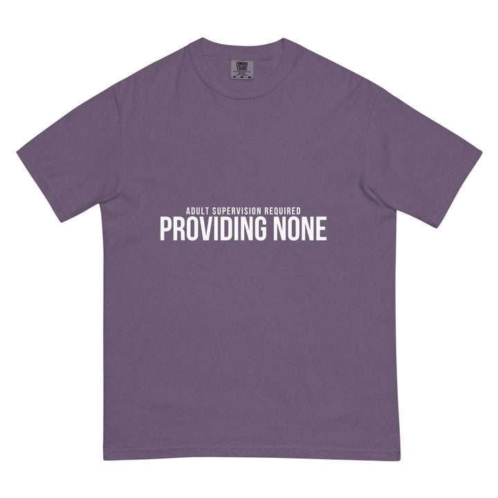 Adult Supervision Required. Providing None. T-Shirt - Casual Meltdown